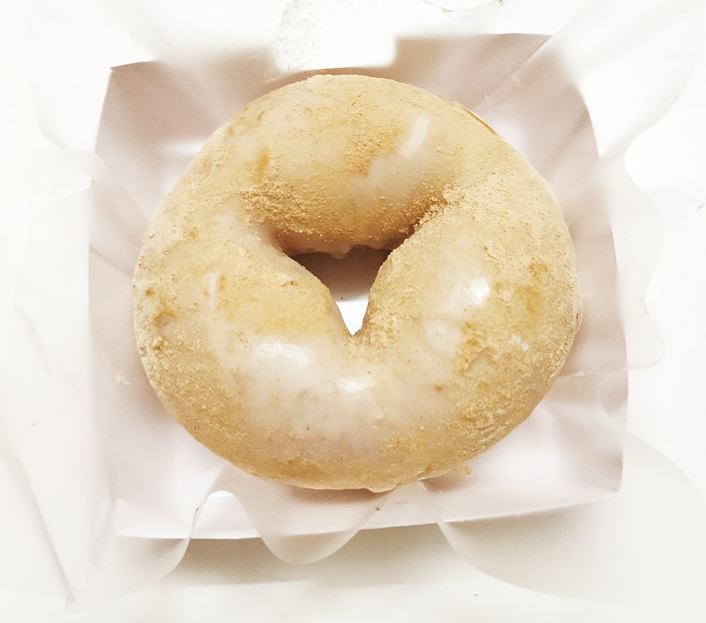 Mochchurin Japanese sweet coated with roasted soybean flour kinako